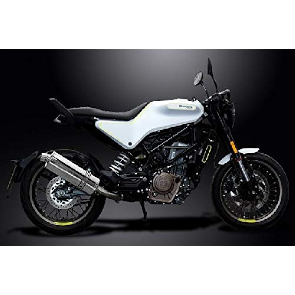 DELKEVIC Slip-on Stainless Steel Oval Muffler HUSQVARNA VITPILEN 401/SVARTPILEN 401 2018 350mm KIT04JG