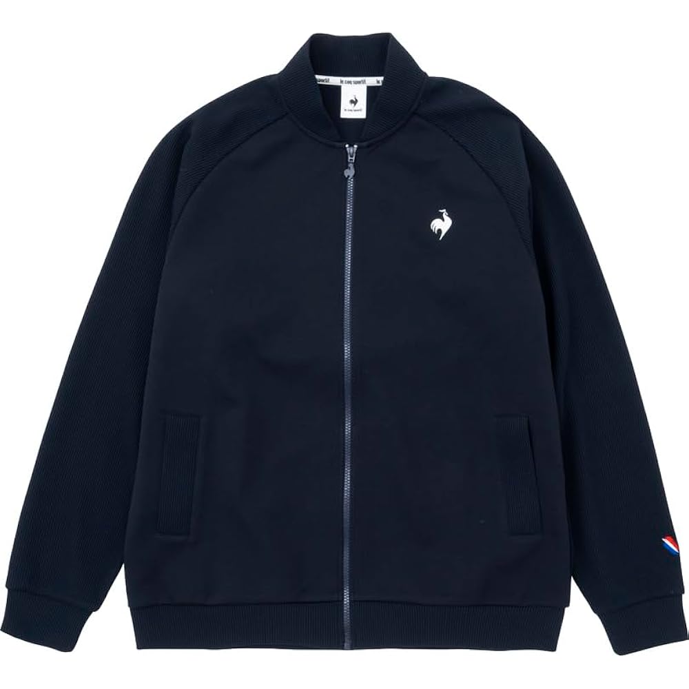 [Le Coq Sportif] Helan Ka Waffle Bomber Jacket Sweat Absorbent Stretch Simple