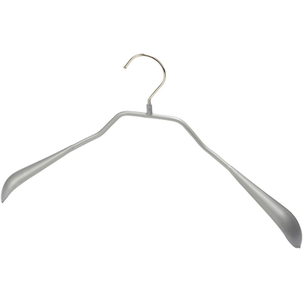 Mawa German Non-Slip Hanger Body Form 38L Set of 10 Silver
