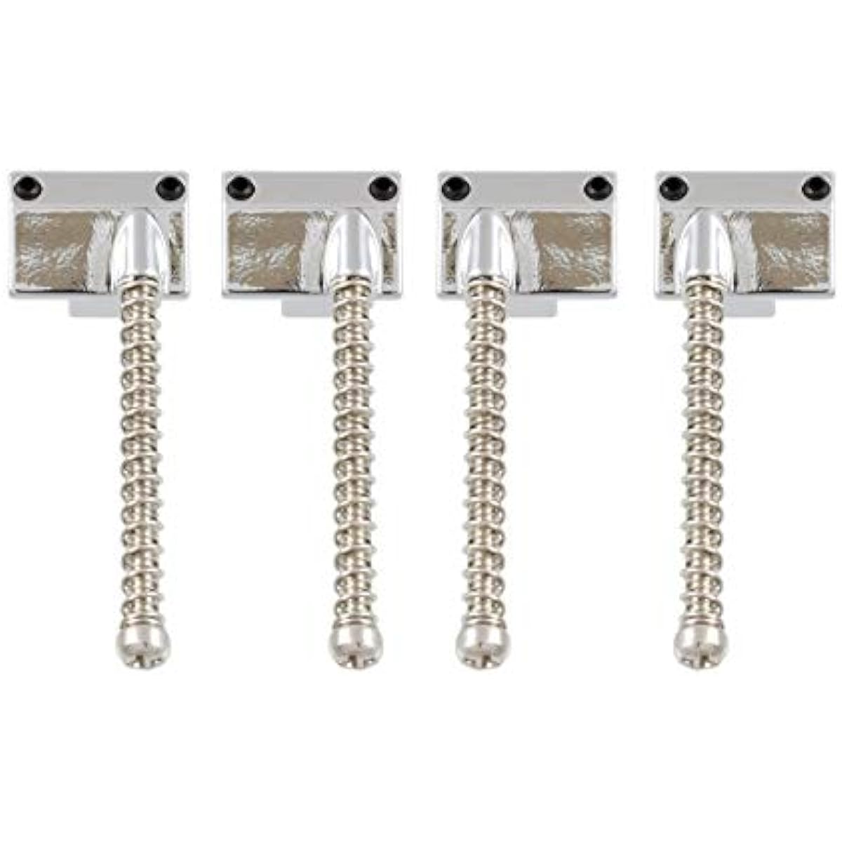 ALLPARTS Bass Bridge Saddles BP-2070-010 Set of 4 Saddles for Omega and Badass Bass Bridge