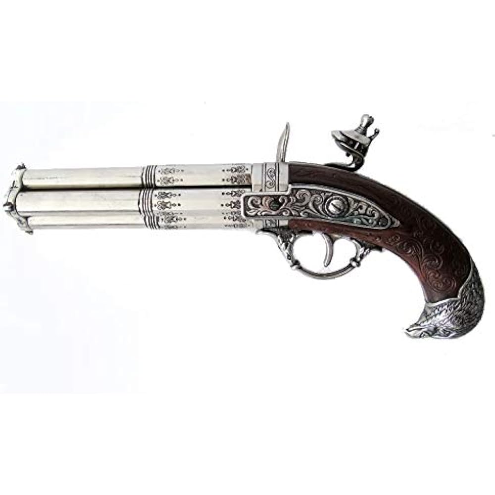 Denix Model Gun Flintlock 4 Barrel 1307