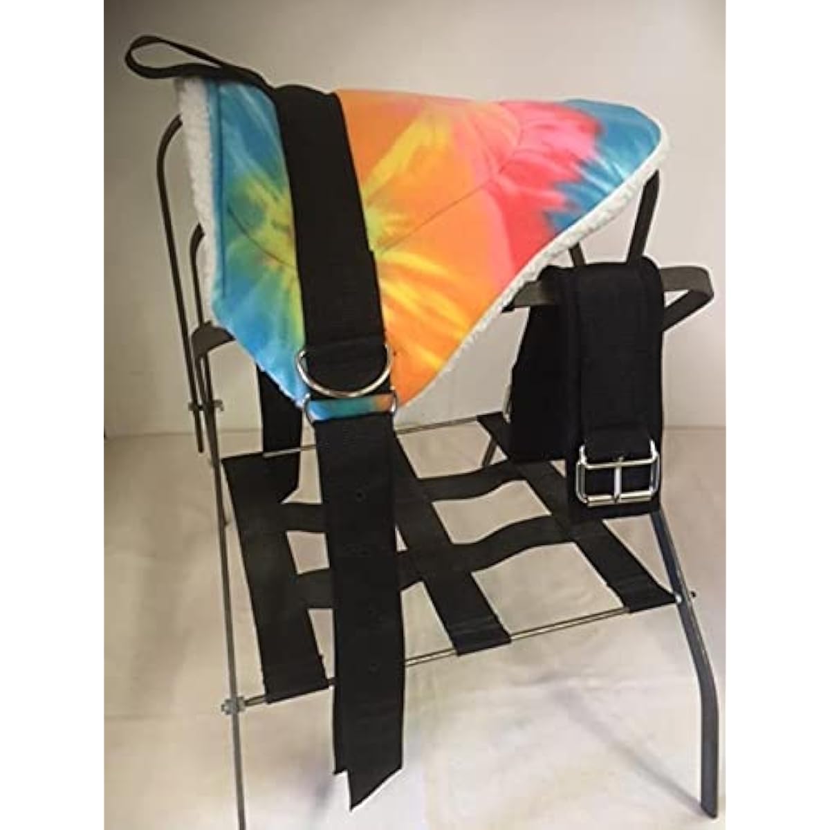 Party Ponies Miniature Horse/SM Pony Bareback Saddle, Chinches, Stirrups for Kids. Summer Beach