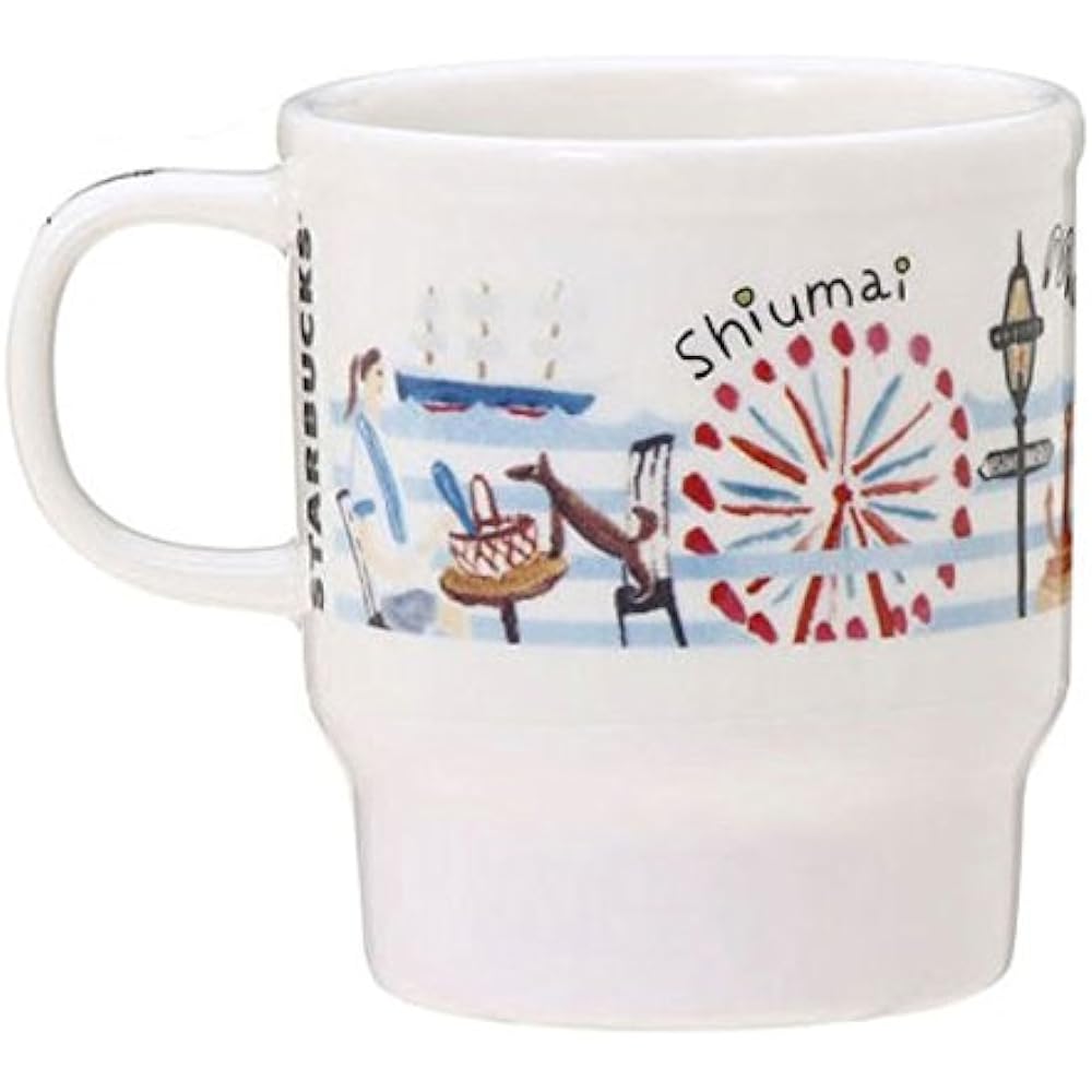 STARBUCKS Starbucks Japan Limited Yokohama Limited Mug Renewal Design Sea Marine Seagull Boat Kanagawa Yokohama Yokohama Regional Limited Local Limited White White Mug Cup Pottery