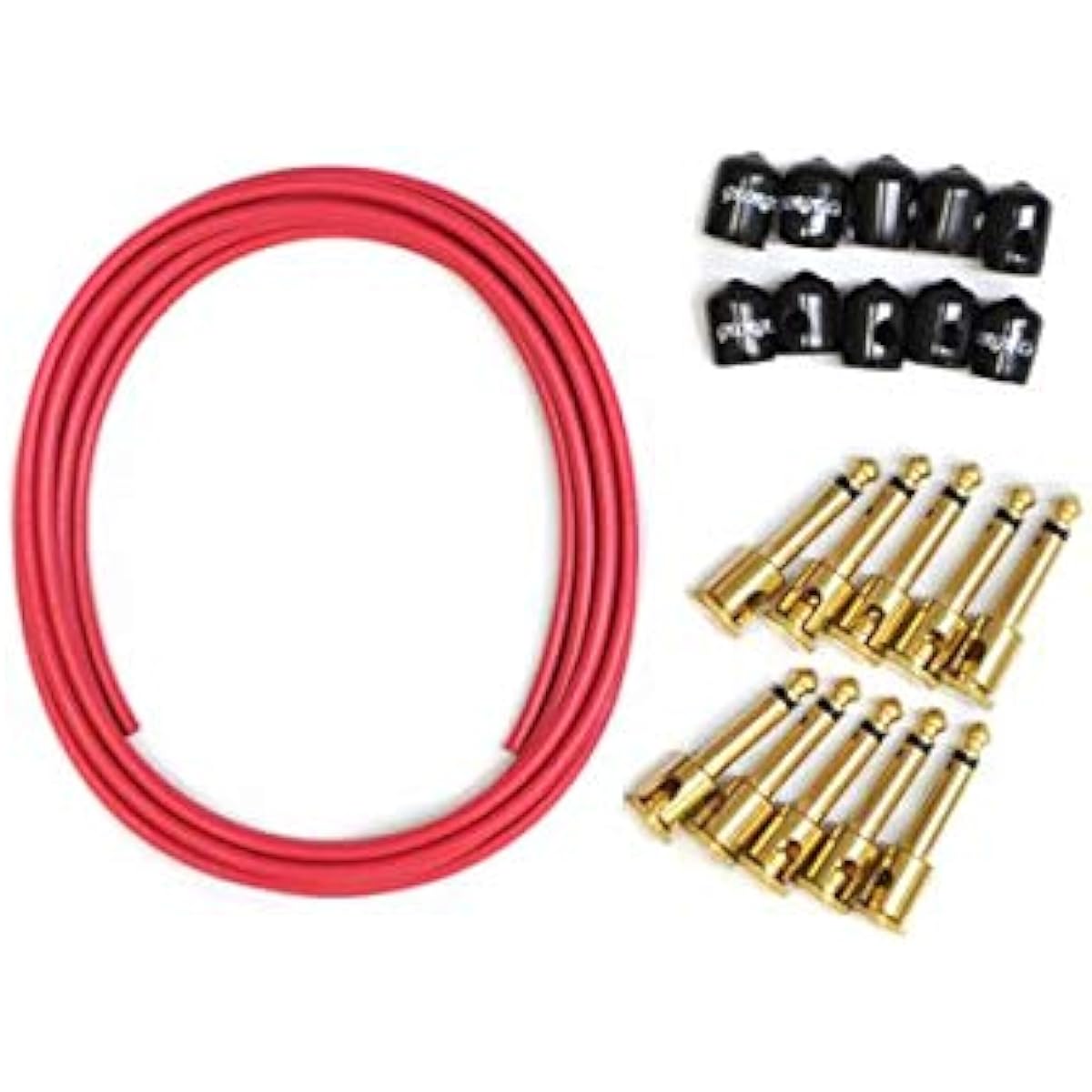 GEORGE L'S Patch Cable Kit 155 EFFECTS KIT RED