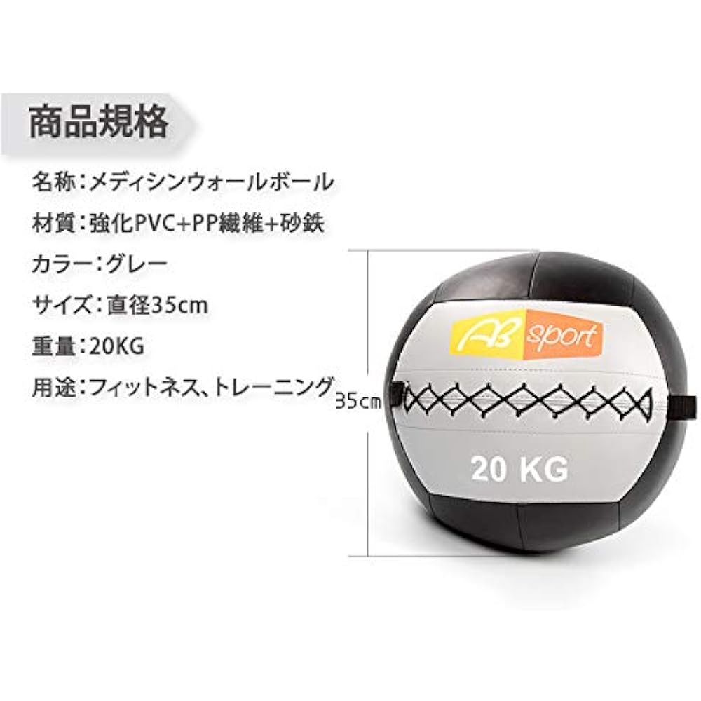 Absport Medicine Ball (for Wall)