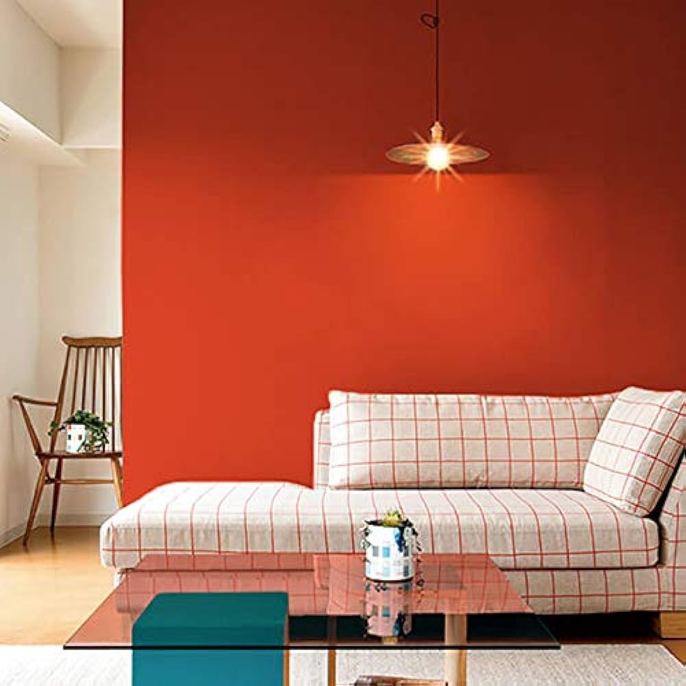 Nippe water-based paint (interior wall interior paint) ROOMBLOOM Matte 4kg Color: Possibility (Red Vermilion) Made in Japan 4580535475284