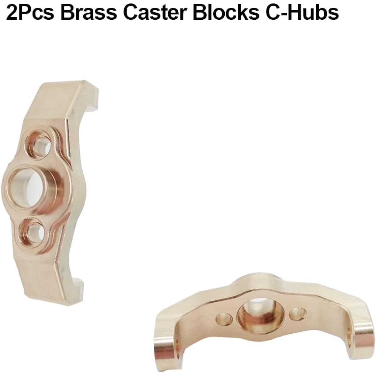 Brass Caster Block C-Hub 4g Front Counterweight 1/18 RC Crawler TRX4M Upgrade Parts 2pcs