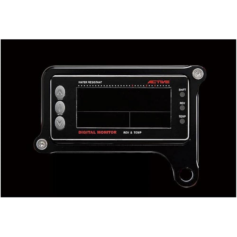 Woodstock Meter Stay B Type/Black Active Compact Rev/Temp/Speedometer ADC-00B-BK