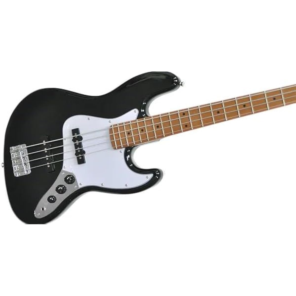 PLAYTECH Electric Bass Jazz Bass Type BLACK [Carbonized Maple Neck]