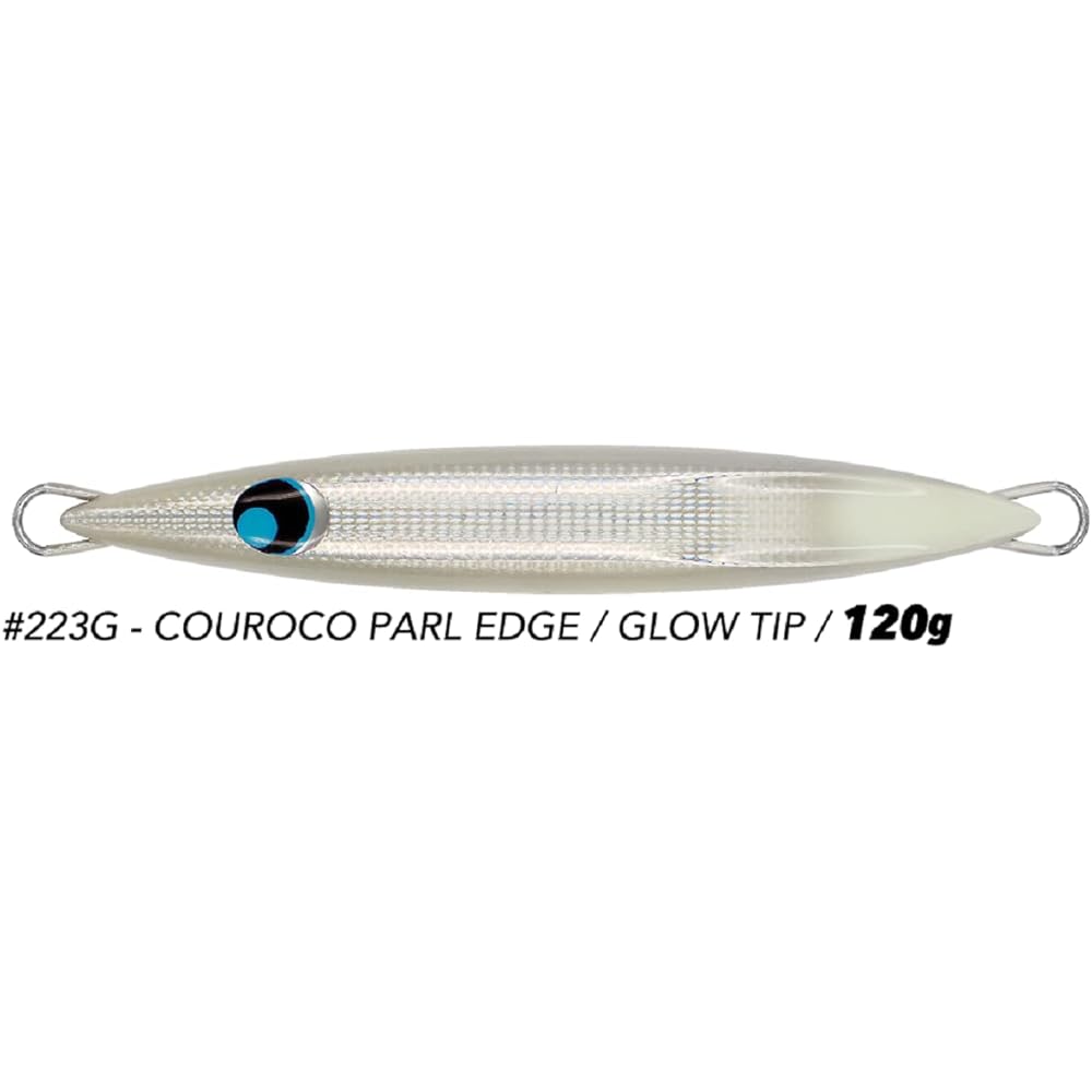 Scale jig short 150g #223G small scale pearl edge/glow dip