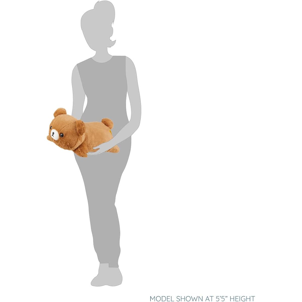Rilakkuma Chairoikoguma San-X Original Laydown Huggable Series Plush Toy
