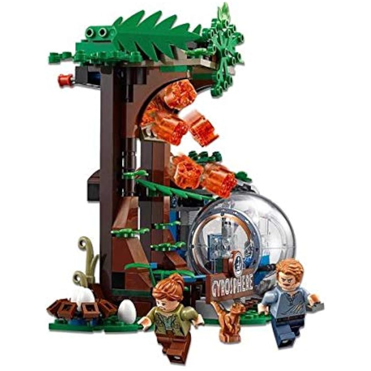 LEGO Jurassic World Carnotaurus Gyrosphere Escape 75929 Building Kit 577 pieces