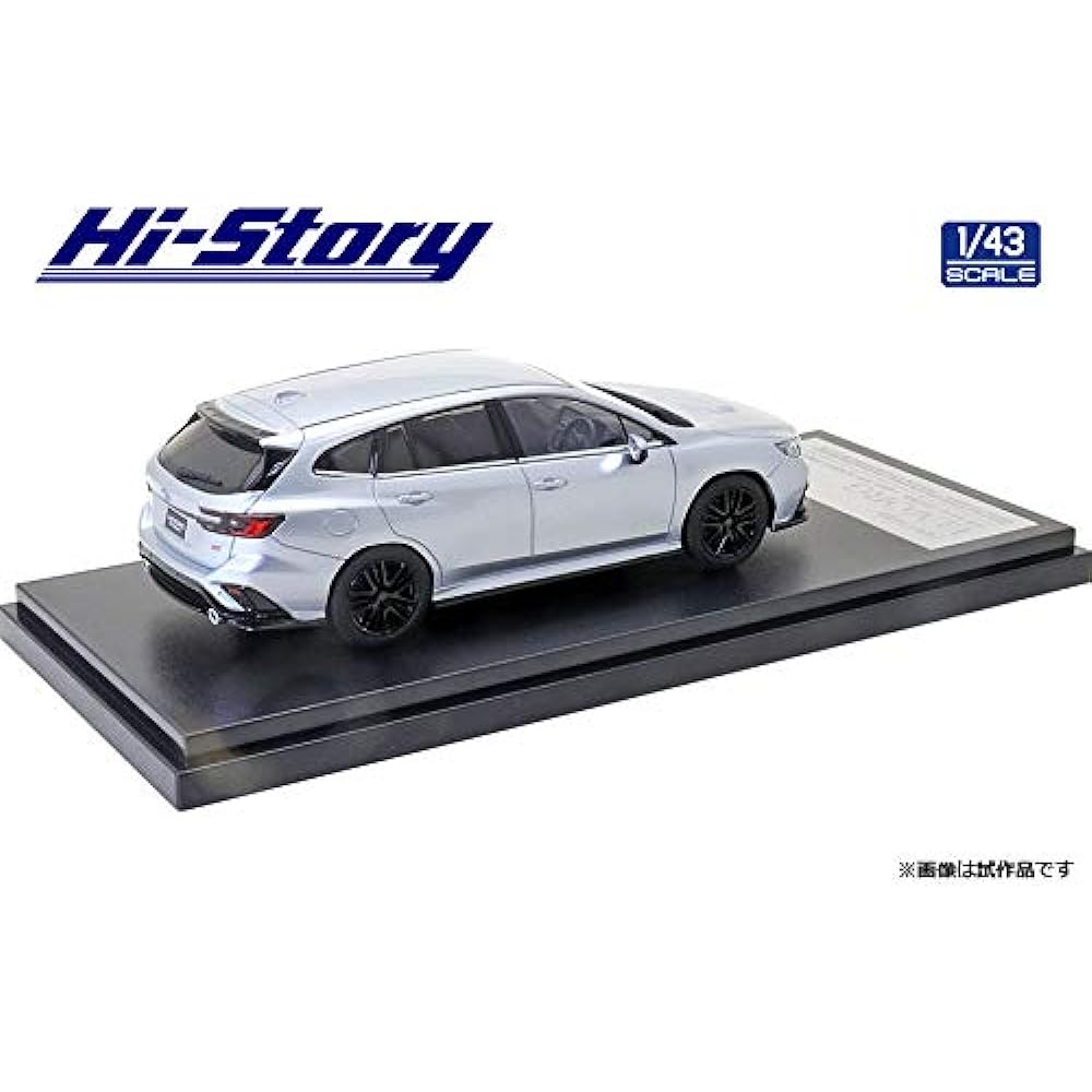 Hi Story 1/43 Subaru LEVORG STI Sport (2020) STI Sports Parts Ice Silver Metallic Finished Product HS333SL