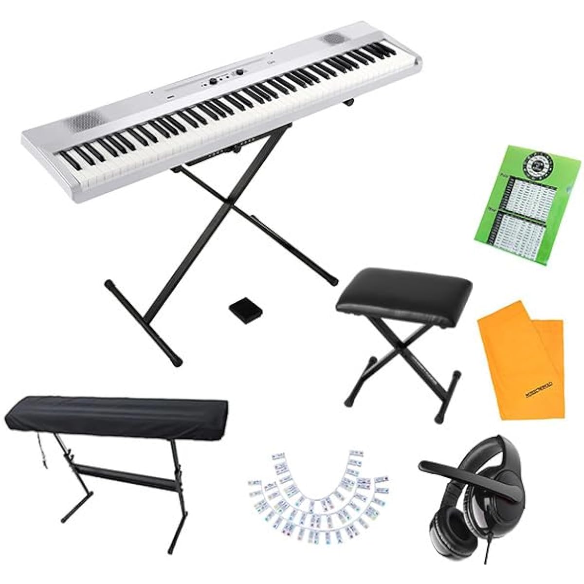 [MHF Set] (6 Great Bonus Set) Value Set with Special Case (White) Korg L1SP PWHITE_PC-110-BK_PRH-13_Op7_set