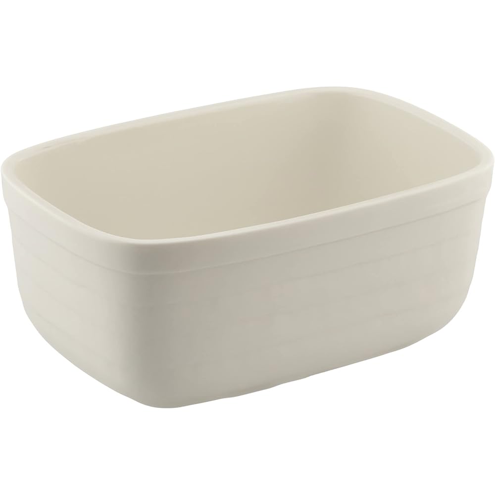 Morishu-yaki Tsukemono Zanmai Length 170 x Width 240 x Height 125 mm [Japanese pottery, microwave safe, far infrared rays, negative ions]