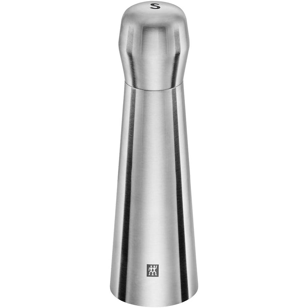 ZWILLING "Spice Salt/Pepper Mill" Salt Pepper Grinder [Authorized Japanese Product] Zwilling Spice Salt/Pepper Mill 39500-025 Manual Stainless Steel Silver