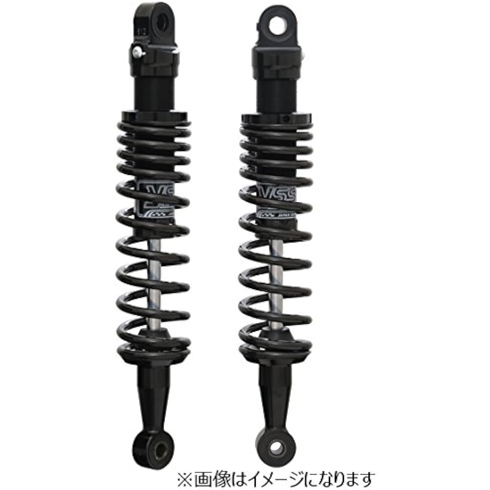 PMC Motorcycle Suspension YSS Twin Shock Model Sports Line E-Series 302 350mm Zephyr 1100 Black/Black 116-1100710