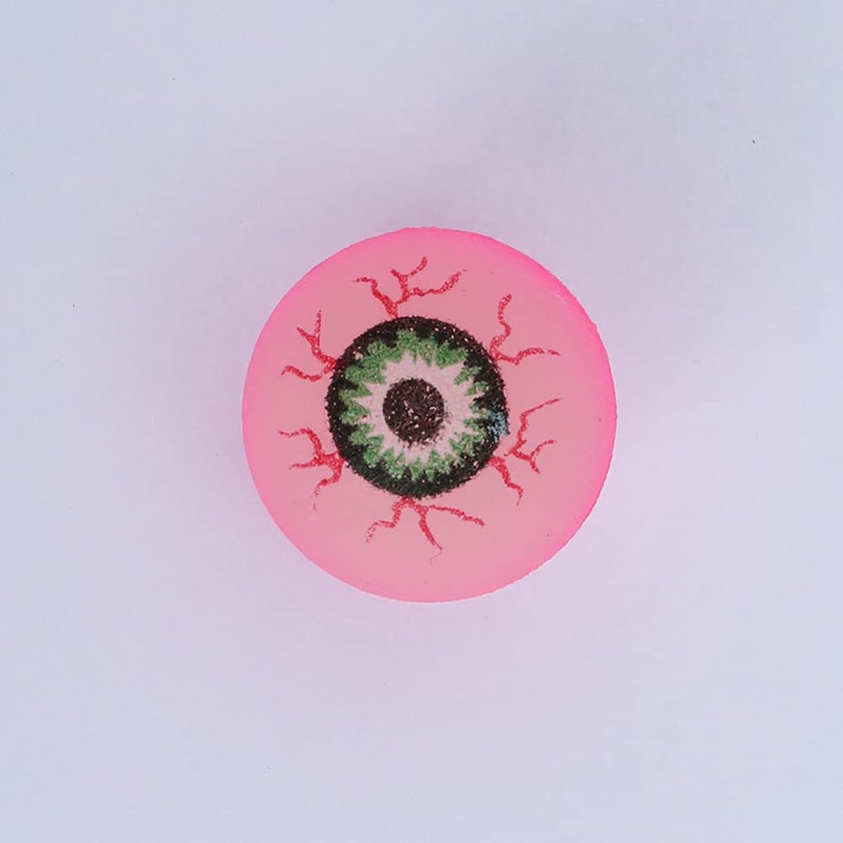 Happyyami 40pcs Halloween Eyeballs Luminous Bouncy Balls Glow in the Dark Eye Bouncing Balls Halloween Goodie Bag Fillers Halloween Party Favors