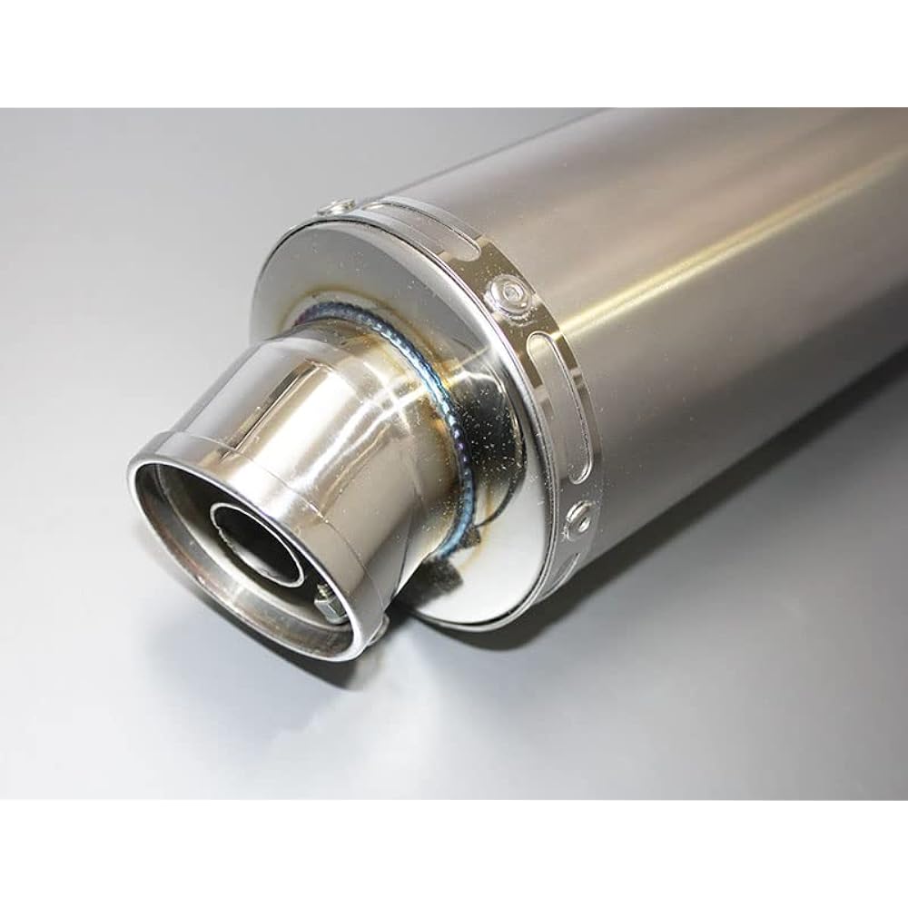 Realspeed (Real Speed) 100φ x 450mm Insert Diameter 50.8φ General Purpose Titanium Solid Silencer Bike Muffler Slip-on Muffler RSP-tisoli100450508