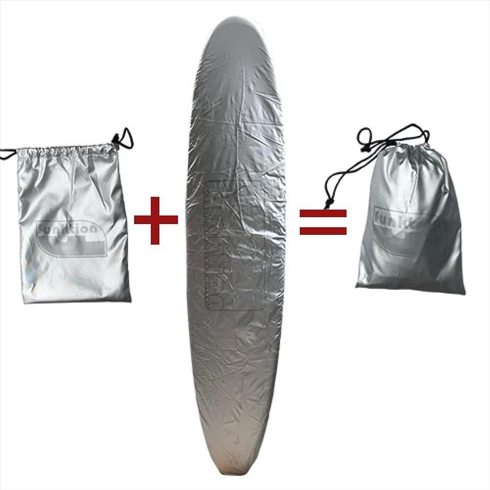 Funktion Surfboard Cover for Funboards Silver Protective Coloration Edition FK-WRAP-FU-SLV-PC