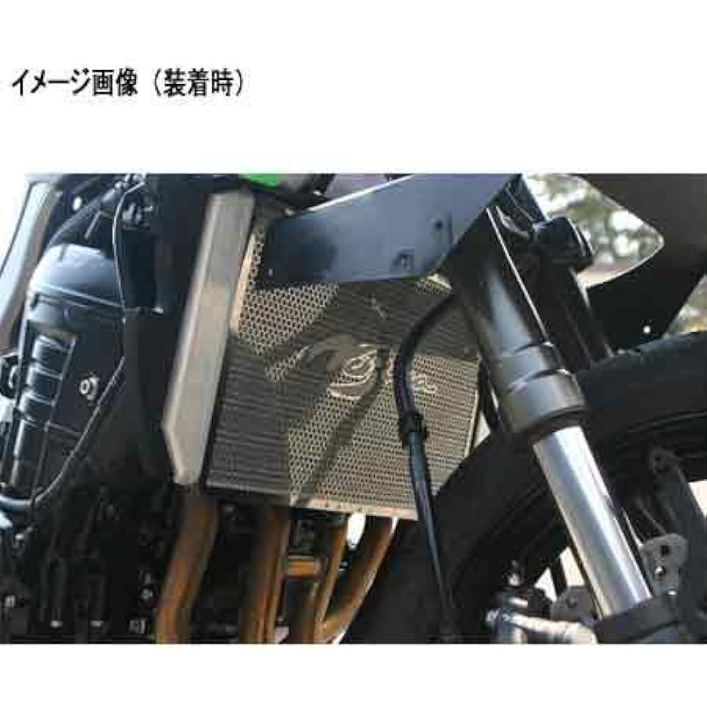 NOJIMA ENGINEERING Radiator Core Guard Stainless Steel Silver Z1000(07-16), Ninja1000(11-16), Z800(13-16) NSP634CG