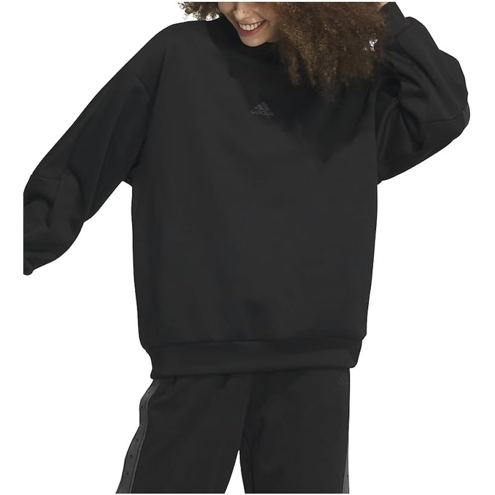 Adidas IEH67 Women's Sweat Warding Loose Fit Fleece Sweatshirt
