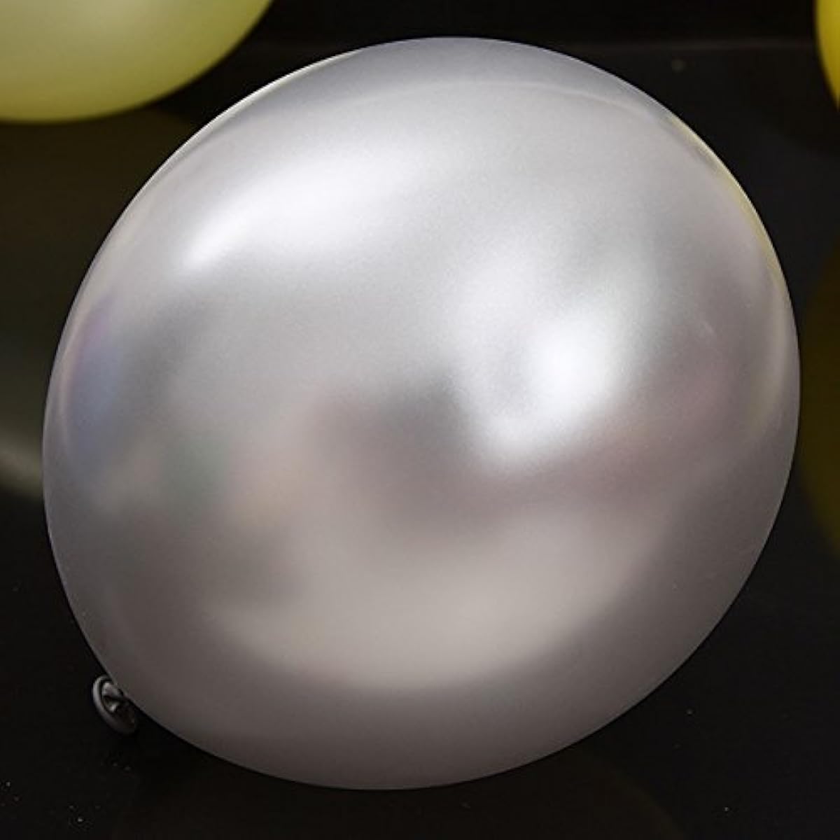 Party Perfect Pearlescent Latex Balloon Decorations, Silver, 24 Inch, Pack of 4