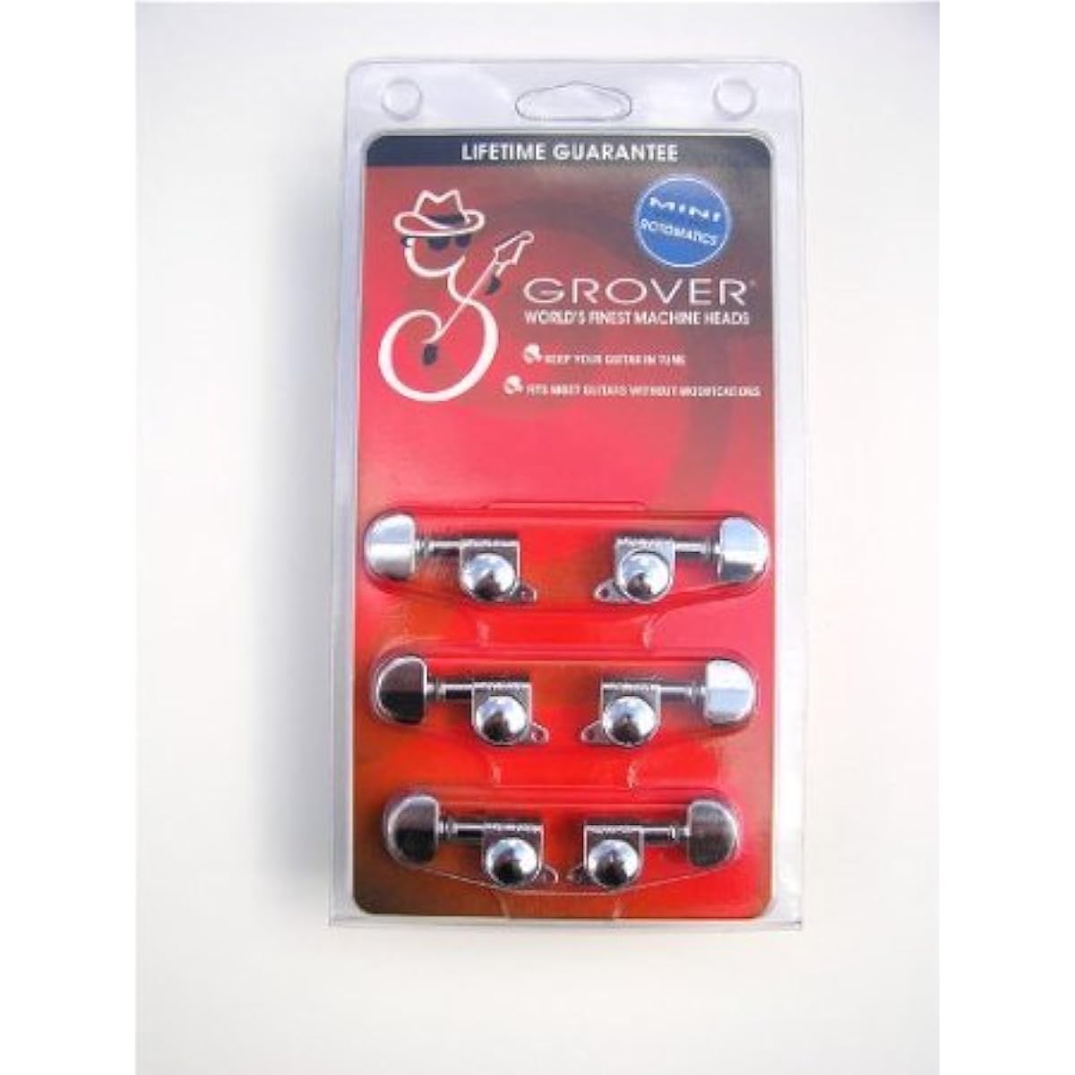 [Parallel import goods] Grover 205C Mini 3 per Side Machine Heads, Chrome