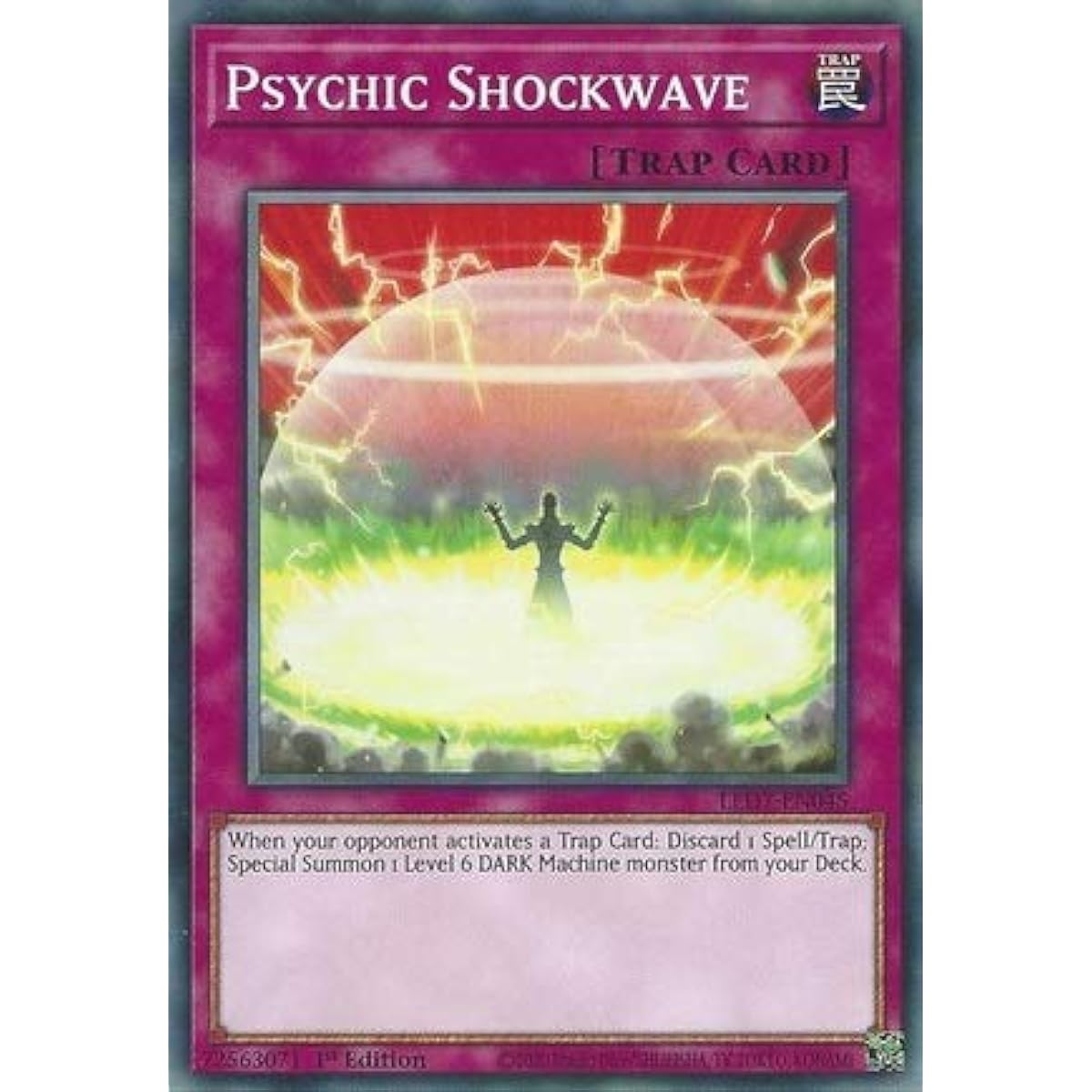 Psychic Shockwave - LED7-EN045 - Common - First Edition.