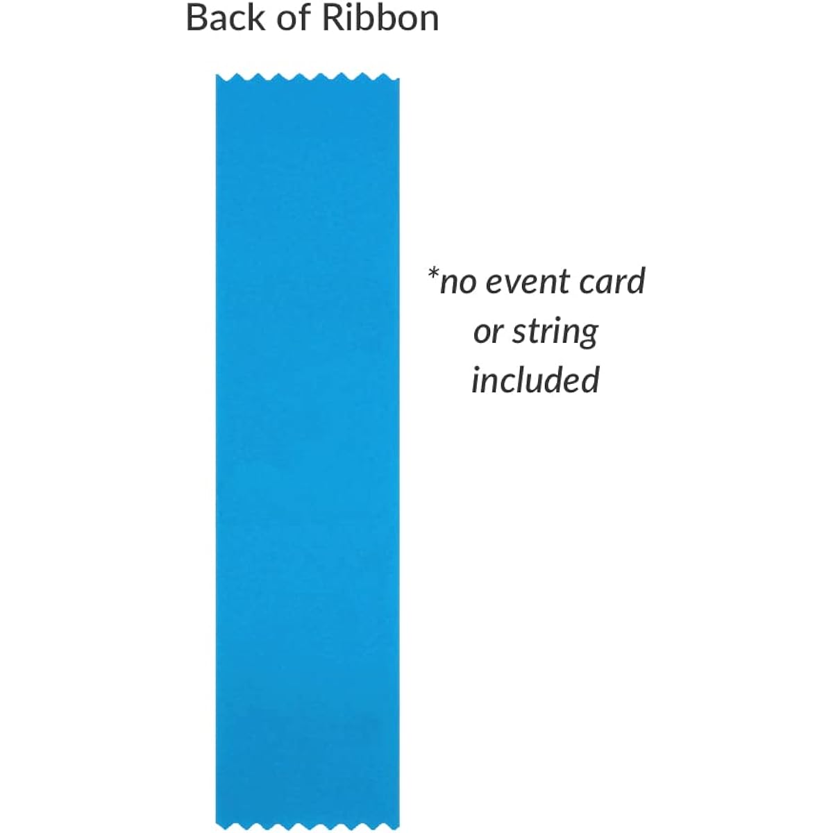 RibbonsNow Science Fair Participant Ribbons - 100 Bright Blue Bookmark Style Ribbons