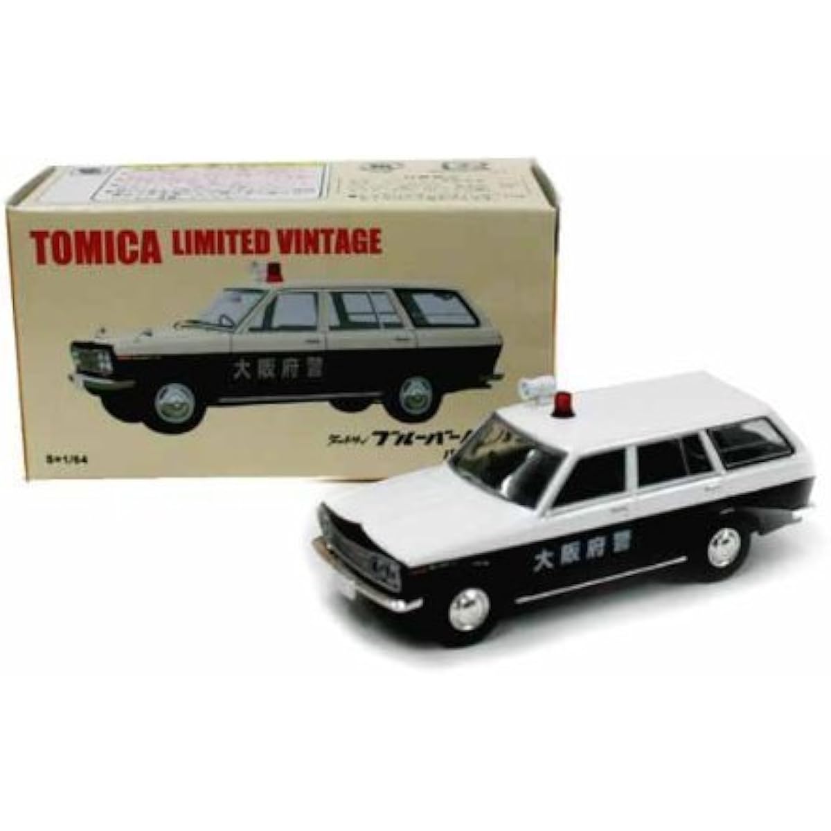 TOMY Tomica [Tomica Shop Exclusive] Tomica Limited Vintage Bluebird Van Patrol Car TOMIKA LIMITED VINTAGE101223