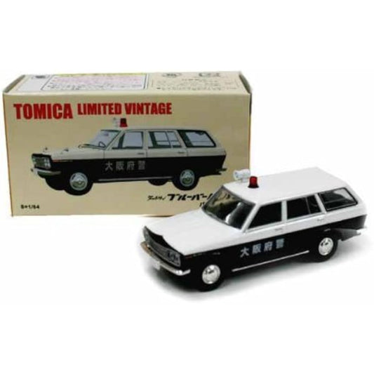 TOMY Tomica [Tomica Shop Exclusive] Tomica Limited Vintage Bluebird Van Patrol Car TOMIKA LIMITED VINTAGE101223