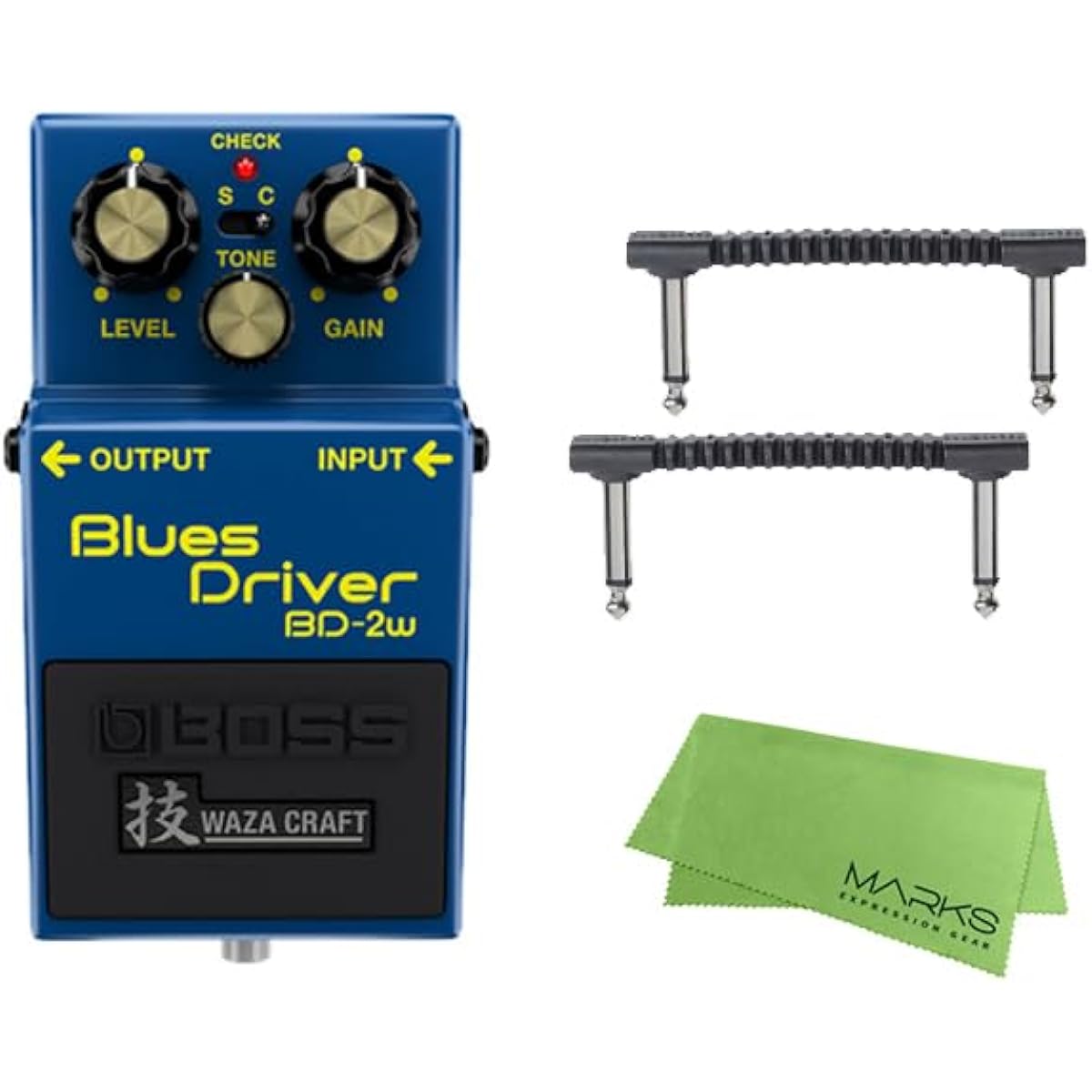 [WARWICK Patch Cable + Cross Set] BOSS Waza Craft Blues Driver BD-2W(J) Blues Driver