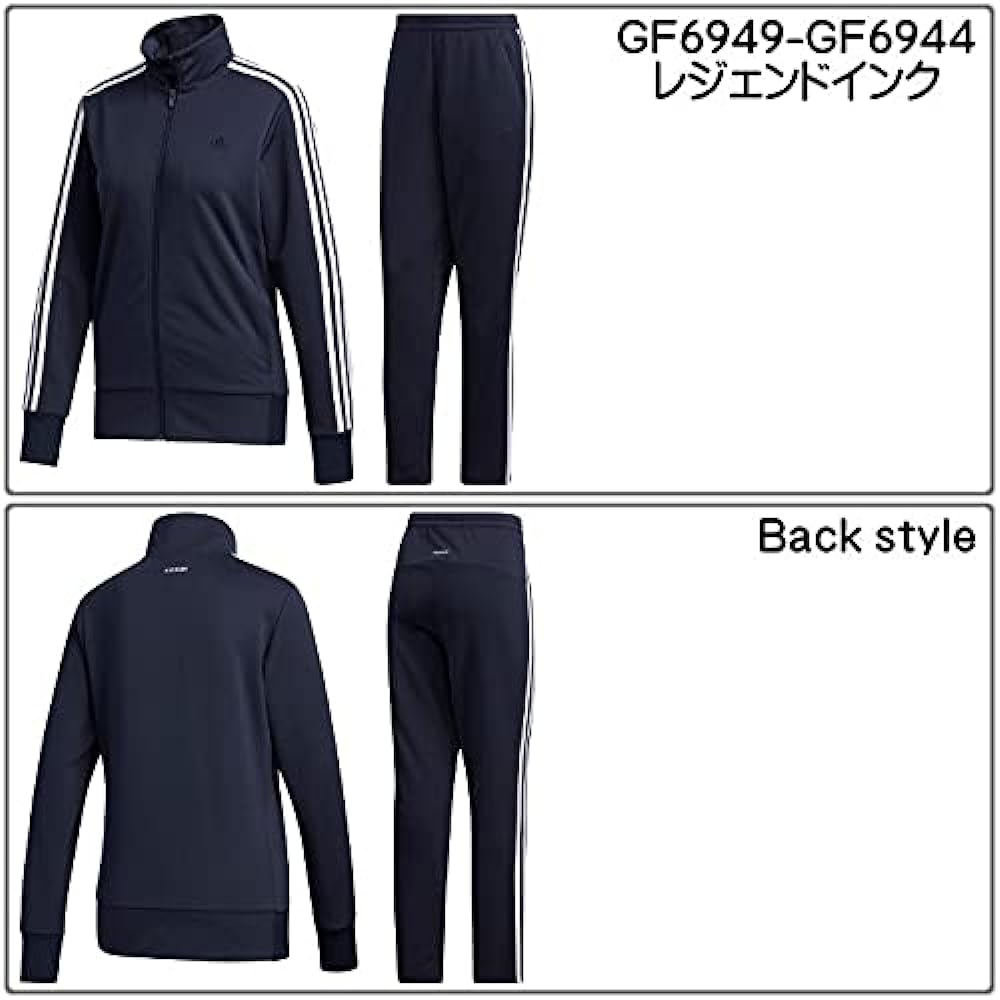 adidas Adidas W Must-have AEROREADY Warm-up jacket x long pants Top and bottom set jersey Top ⇒ Ladies M (167-173cm) Bottom ⇒ L waist (79-85cm) Domestic genuine product IXK50×49 Legend ink