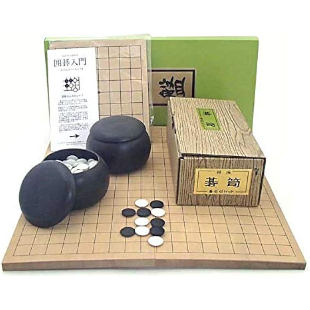 This might be good! Go Lab Set Premium from Beginners to Dans (19 paths, small board, P stone Go bowl)