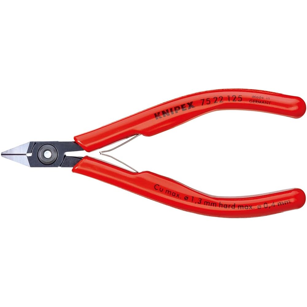 KNIPEX 7522-125 Electronics Nipper (#7521-125)