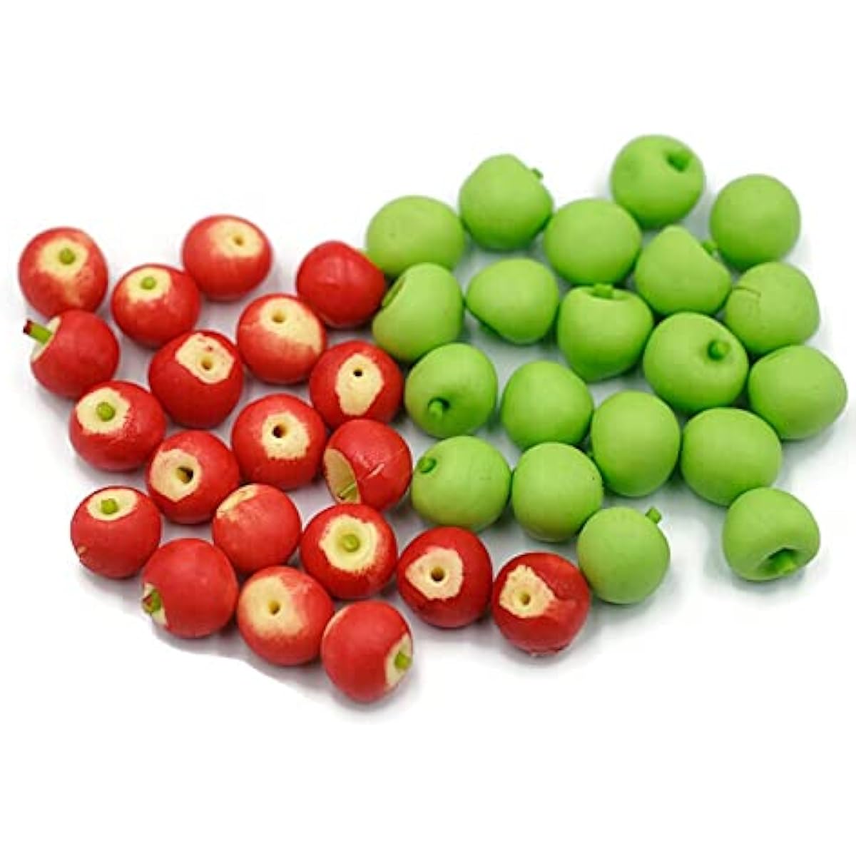 Realistic Fake Fruit Artificial Realistic Mixed Apples 20 Pieces Dollhouse Miniature Food Kitchen NO.2
