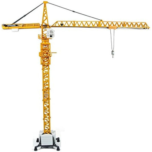 Tipmant Large Alloy Diecast Model Toy Diecast Tower Slewing Crane Truck Vehicle Miniature Car 1:50 Gift for Kids 20" Height
