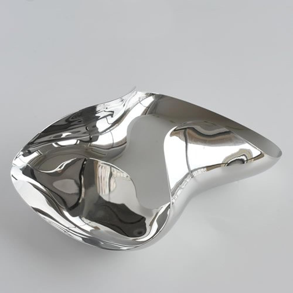 Alessi Fruit Basket Silver 36cm MARLI Fruit Bowl [Regular Imported Product] SB06/36