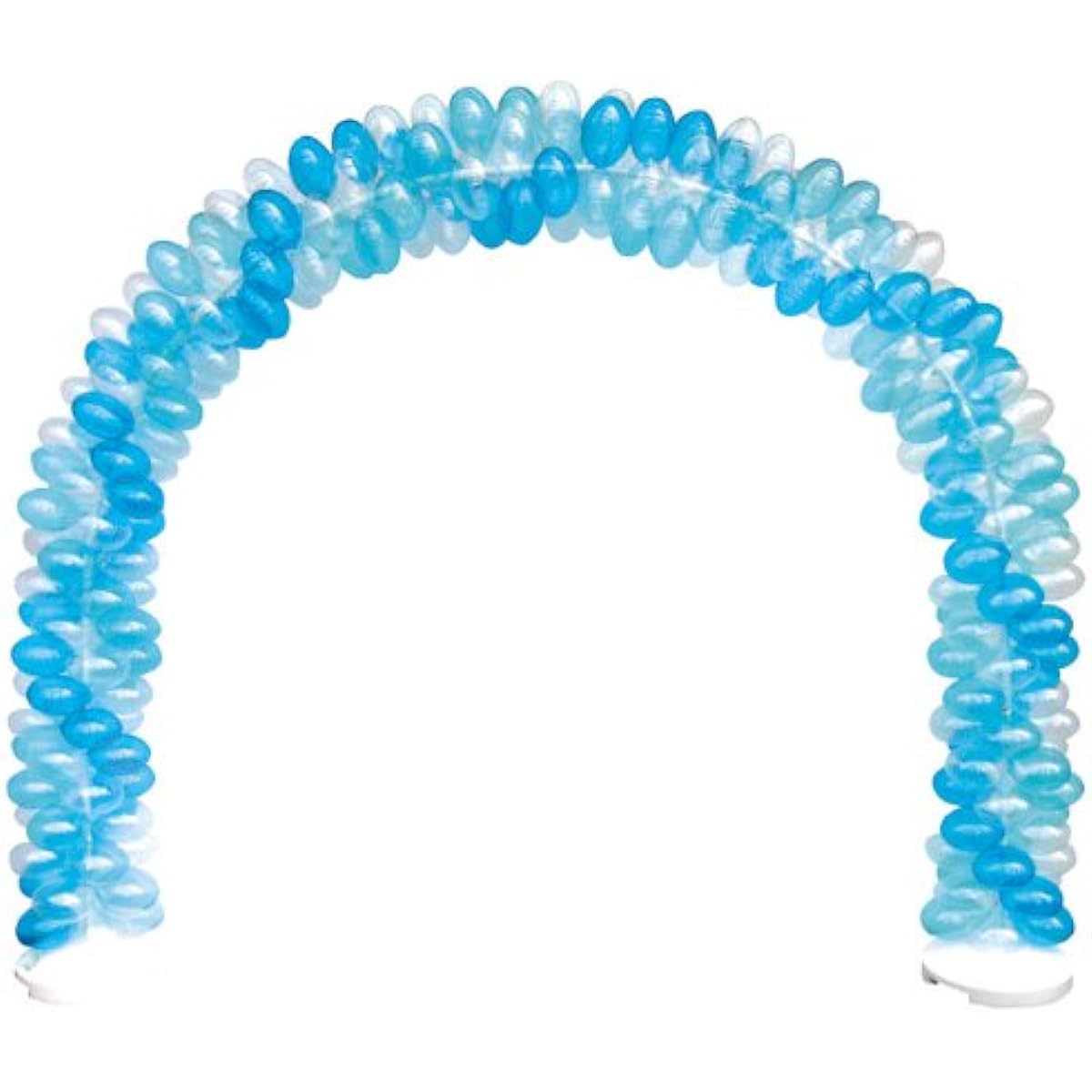 [Balloons: Balloons] Cluster Balloons: Arch Kit (2 Clear/Clear Blue/Clear Light Blue, Total 70 Balloons)