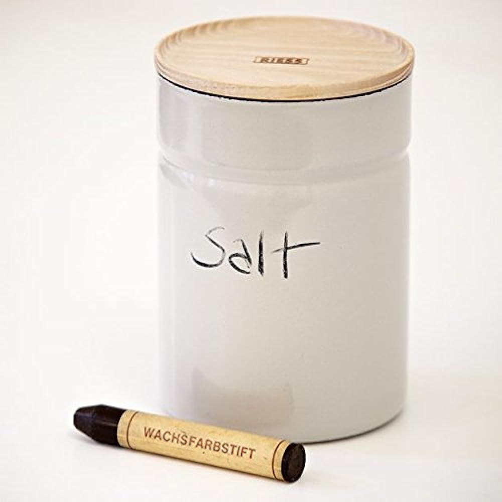 RIESS Vacuum Storage Container KIMA White 1kg Storage Container m.D.8cm 525ml H12 2172-212