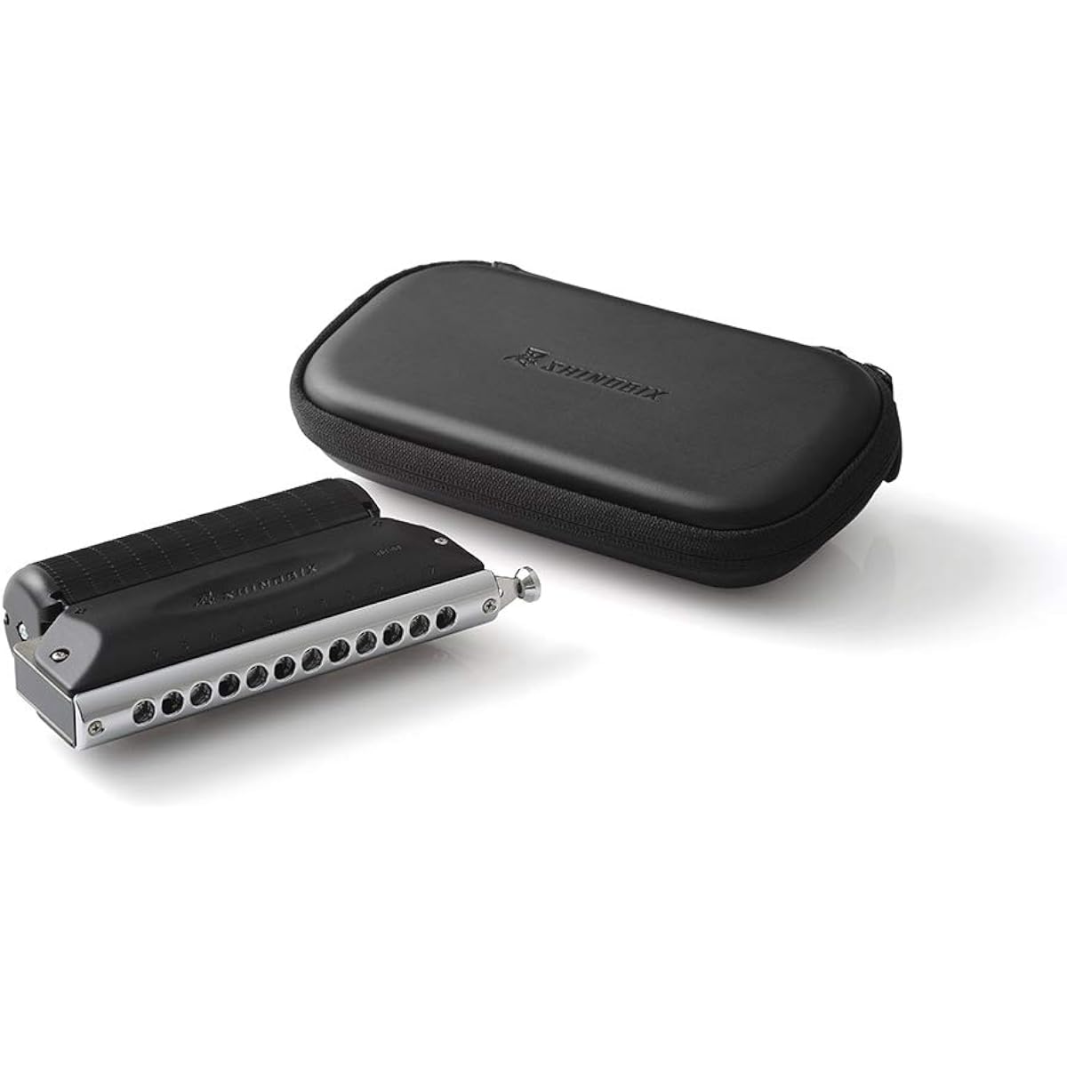 SUZUKI Suzuki Chromatic Harmonica Set with Silencer Shinobu SHINOBIX Full Set (C Key) SNB-48 No worries about practice environment Volume cut by about 80%