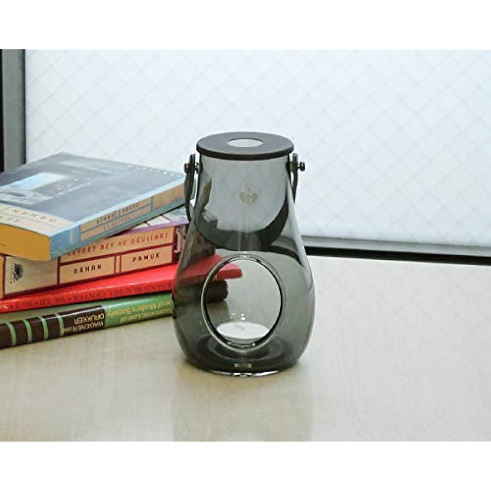 Holmegaard Lantern/Design with Light Smoke S 16cm DESIGN WITH LIGHT 4343534 [Parallel Import]