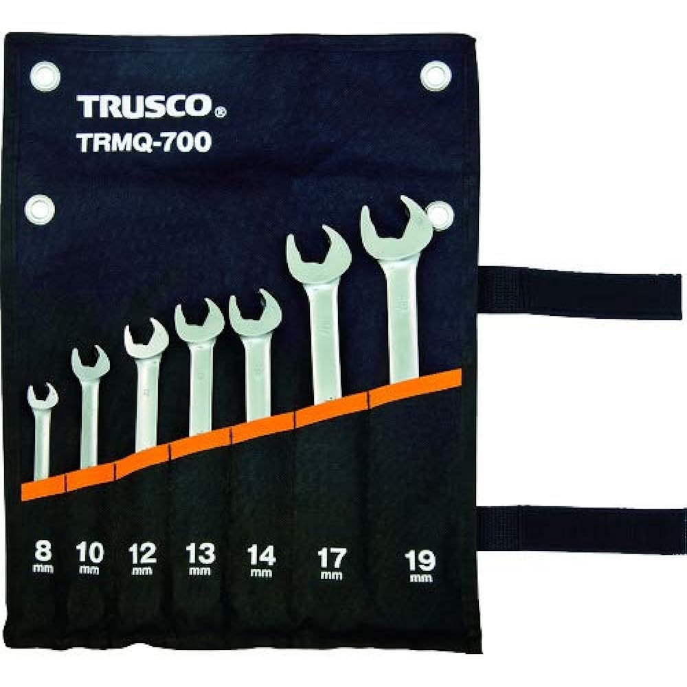TRUSCO Quick Ratchet Combination Wrench Set of 7 TRMQ-700