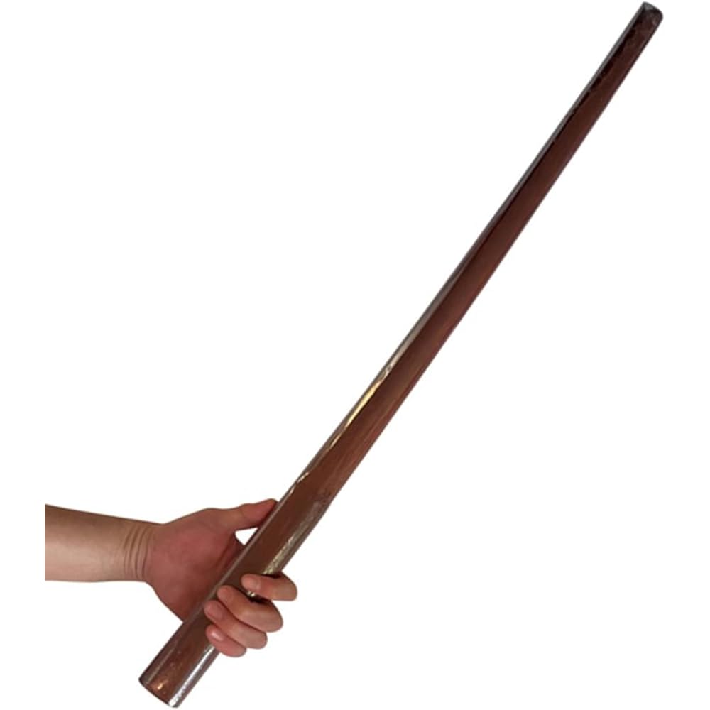Wooden sword, natural wood, brown, length approx. 100cm, for practice swings, sword fighting, training, self-defense, training, kendo, practice, martial arts, diet, cosplay