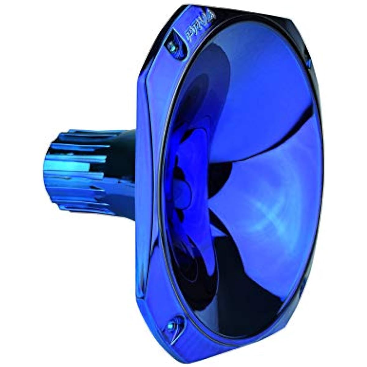PRV AUDIO WGP14-25 BLUE CR-S - 1" Exit Horn Threaded Waveguide - Blue Chrome Short ABS Waveguide - 45° x 45° Nominal Coverage - Slim Profile Wave Tube (Single)