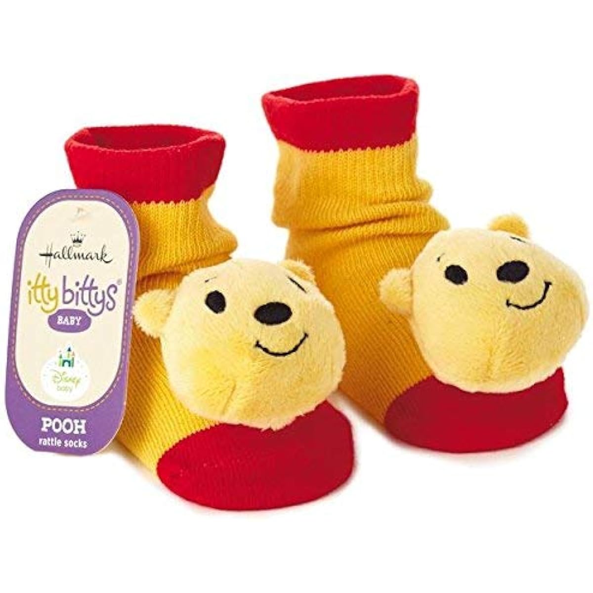 Winnie the Pooh itty bittys Baby Rattle Socks