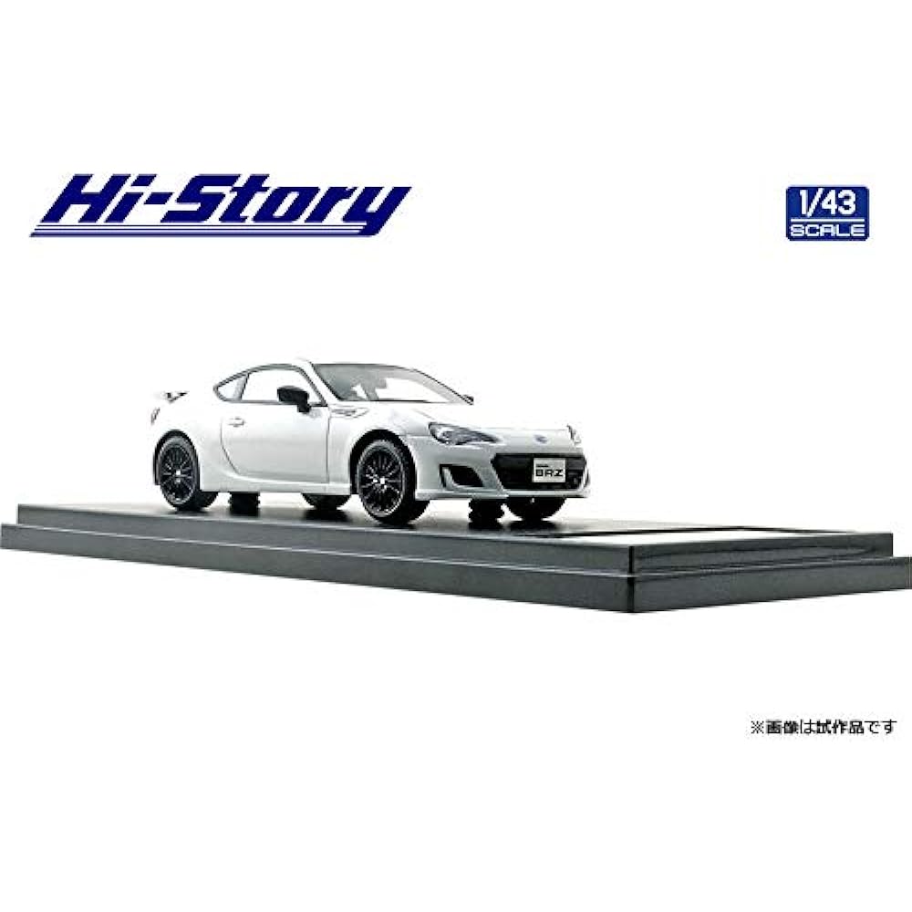 Hi Story 1/43 Subaru BRZ STI Sport (2019) Crystal White Pearl Finished Product