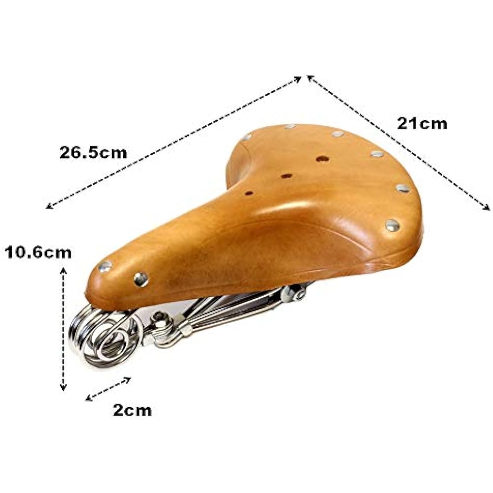 Saddle Showa Retro Practical Bicycle Vintage Reproduction Saddle Dust Cover Included