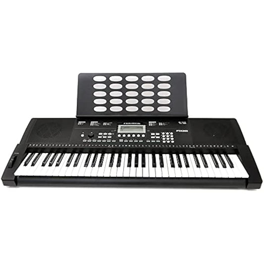 PLAYTECH Keyboard 61 Keys Lightweight Built-in Speaker Velocity Compatible